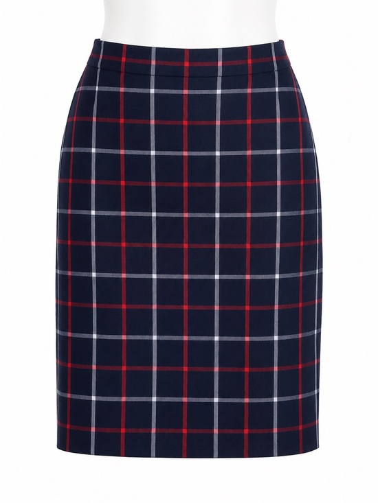 Tommy Hilfiger Dresses & Skirts - Size‎ 6 Tommy Hilfiger Women’s Navy Red Plaid Pencil Skirt Career Preppy